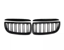 Load image into Gallery viewer, Gloss Black Kidney Grill Twin Bar For BMW 3 Series 2005-2008 Pre- Facelift e90 e91  • New Valu2u • Free Delivery