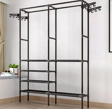 Load image into Gallery viewer, Clothes Hanging Rail Rack Display Stand Garment Shoe Storage Shelf