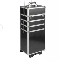 Load image into Gallery viewer, Large Black Professional Make-up Trolley