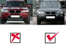 Load image into Gallery viewer, PAIR GLOSS BLACK FRONT KIDNEY GRILL GRILLES FOR BMW X3 E83 2007-2010