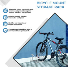 Load image into Gallery viewer, Bicycle Parking Stand Steel Pipe Bike Rack