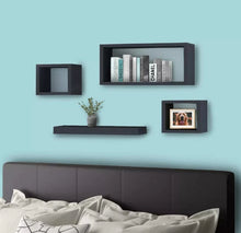 Load image into Gallery viewer, 4 x Wall Floating Cube Shelves