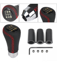 Load image into Gallery viewer, 5 Speed Universal Knob Car Manual Leather Gear Stick Shift Knob Lever