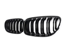 Load image into Gallery viewer, Gloss Black Kidney Grill Twin Bar For BMW 3 Series 09-11 e90 e91  • New Valu2u • Free Delivery