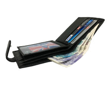Load image into Gallery viewer, Mens Designer Leather Wallet RFID SAFE ID Protection Blocking