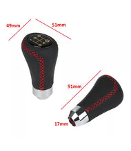 Load image into Gallery viewer, 5 Speed Universal Knob Car Manual Leather Gear Stick Shift Knob Lever