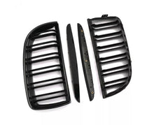 Load image into Gallery viewer, Gloss Black Kidney Grill Twin Bar For BMW 3 Series 2005-2008 Pre- Facelift e90 e91  • New Valu2u • Free Delivery