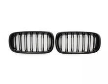 Load image into Gallery viewer, 2 x Gloss Black Kidney Grills For For BMW X5 F15 X6 F16 2014-18