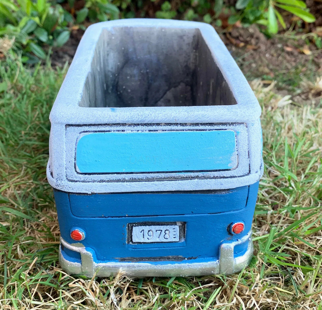 campervan plant pot VW Campervan Planter Plant Flower Seed Herb Pot – valu 2u