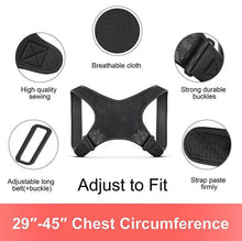 Load image into Gallery viewer, Body Wellness Posture Corrector Adjustable Shoulder Back Support Belt
