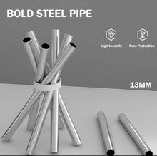 Load image into Gallery viewer, Canvas Covered Wardrobe Metal Frame Portable Storage