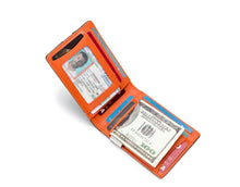 Load image into Gallery viewer, BENIONยฎ RFID Blocking Wallet Credit Card Holder Leather Metal Money Clip