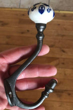 Load image into Gallery viewer, 6 x Large Cast Iron Coat Hooks Pumpkin Top Vintage Retro Style NEW