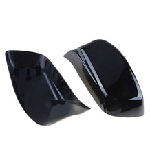 Load image into Gallery viewer, 2 x Glossy Black Rearview Door Mirror Cover Caps For BMW E60 E61 E63 E64 2003-2007