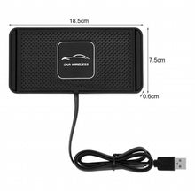 Load image into Gallery viewer, Car QI Wireless Fast Charging Charger Mat Non-Slip Pad