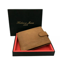 Load image into Gallery viewer, Mens Designer Leather Wallet RFID SAFE ID Protection Blocking