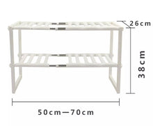 Load image into Gallery viewer, Under Kitchen Sink Shelf Storage Adjustable Rack