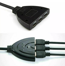 Load image into Gallery viewer, 3 Port HDMI 4K Splitter Cable Multi Switch Switcher Hub Box