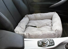 Load image into Gallery viewer, Dog Car Travel Seat Cushion Pet Safety Protector Rear Back Seat Cushion Mat Grey