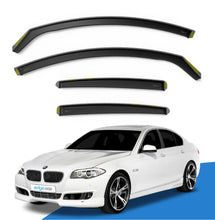 Load image into Gallery viewer, BMW 5 Series F10 2010-2017 4 Door Saloon Wind Deflectors 4pc Edgevisors Tinted