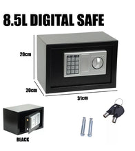 Load image into Gallery viewer, 8.5L Secure Digital Steel Safe 31x20x20cm