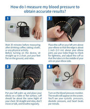 Load image into Gallery viewer, Digital Automatic Blood Pressure Monitor Upper Arm BP Machine Heart Rate