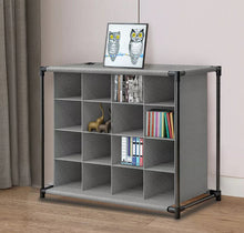 Load image into Gallery viewer, 4 Tier Storage Shelf Cabinet Shoe Rack Organiser Unit