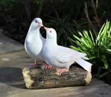Load image into Gallery viewer, Love Doves Garden Ornament 8.5” High