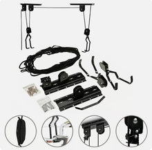 Load image into Gallery viewer, 20KG Bicycle Bike Ceiling Hanger Lift Pulley Hoist Storage