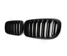 Load image into Gallery viewer, 2 x Gloss Black Kidney Grills For For BMW X5 F15 X6 F16 2014-18