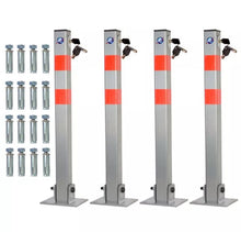 Load image into Gallery viewer, Lockable Parking Barrier Folding Car Park Bollard Security Post 3 Keys