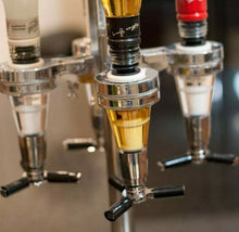 Load image into Gallery viewer, 4 Bottle / 6 Bottle Rotary Home Bar Drinks Optic Dispenser