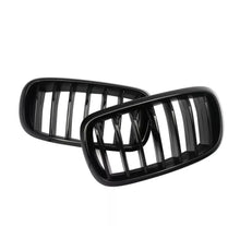 Load image into Gallery viewer, 2 x Gloss Black Kidney Grills For For BMW X5 F15 X6 F16 2014-18