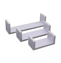 Load image into Gallery viewer, Set of 3 U Shape shelves Floating Wall Shelves