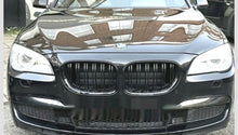 Load image into Gallery viewer, Black Gloss Kidney Grills Grilles For BMW 7 Series F01 F02 Pre LCI 2009-2012