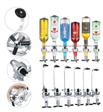 Load image into Gallery viewer, 6 Bottle Wall Mounted Optic Dispenser • Home Bar