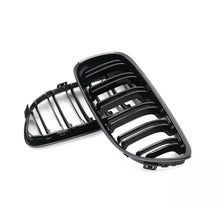 Load image into Gallery viewer, Gloss Black Kidney Grill Twin Bar For BMW 3 Series 09-11 e90 e91  • New Valu2u • Free Delivery