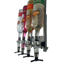Load image into Gallery viewer, 4 Bottle Wall Mounted Optic Dispenser Home Bar