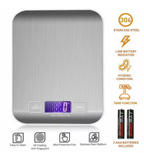 Load image into Gallery viewer, Digital Kitchen Scales Electronic LCD up to 10kg