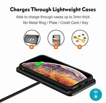 Load image into Gallery viewer, Car QI Wireless Fast Charging Charger Mat Non-Slip Pad