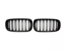 Load image into Gallery viewer, 2 x Gloss Black Kidney Grills For For BMW X5 F15 X6 F16 2014-18