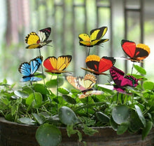 Load image into Gallery viewer, 50 x Colourful Garden Butterflies On Sticks