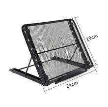 Load image into Gallery viewer, Adjustable Laptop Stand Folding iPad Holder Mesh