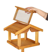 Load image into Gallery viewer, Bird Table With Built in Feeder • Wooden • Free Standing