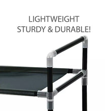 Load image into Gallery viewer, 10 Tier Shoe Rack Storage 40 Capacity Non-Woven Racking