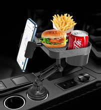 Load image into Gallery viewer, Universal Car Cup Holder, Tray, Adjustable Mobile Phone Mount