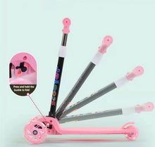 Load image into Gallery viewer, Kids Scooter Kick Push Flashing Led Light Up Wheels Tilt Steer