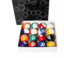 Load image into Gallery viewer, Pool Balls Set 16Pcs Spots And Stripes 2”inch