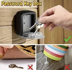 4 Digit Outdoor Wall Mounted Key Safe Box