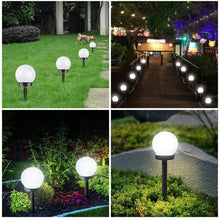Load image into Gallery viewer, 4 Solar LED Lights Outdoor Garden Globe Pathway Lamps